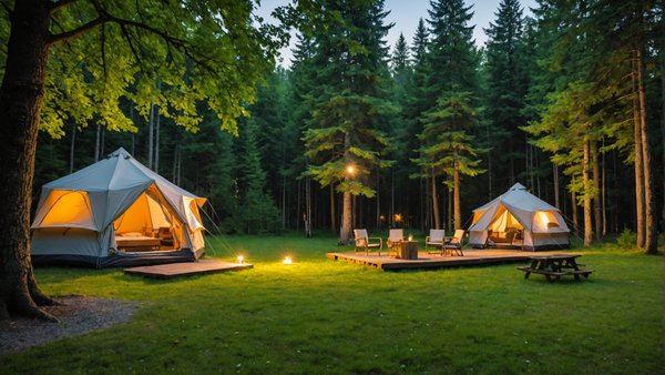 Expériences uniques à vivre dans les campings de luxe en pleine nature