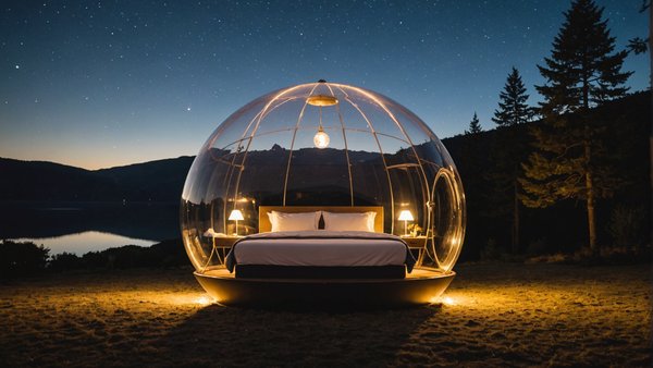 Dormir sous les étoiles : Les meilleures bulles transparentes pour un séjour unique